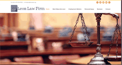 Desktop Screenshot of leonlaw.org
